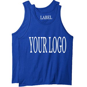 Custom Manufacturer Blank Fitness Sports <b>Muscle</b> Round Neck Loose 100% Cotton Men's Tank Tops For Summer <b>Vest</b> Sleeveless Tank Top - Product Image 1