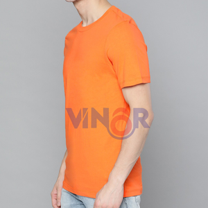 Camiseta informal de alta calidad personalizada de secado rápido para hombre, camisetas informales de microfibra cómodas transpirables con cuello redondo para hombre - Product Image 5