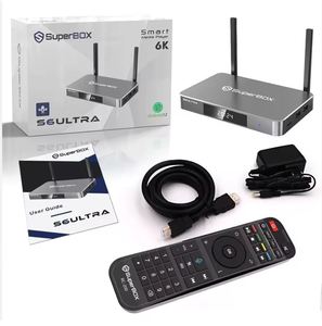 Proveedor Mayorista del S6 Ultra Totalmente Programado Más Vendido |   TV Box Android 6K con Control Remoto por Voz e Iluminación - En Stock - Product Image 2