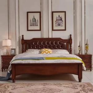 <span class=keywords><strong>Lit</strong></span> en cuir capitonné style crème français, <span class=keywords><strong>lit</strong></span> king size avec rangement, cadre de <span class=keywords><strong>lit</strong></span> en bois massif, <span class=keywords><strong>lit</strong></span> double 1,8 m, meubles pour adultes - Product Image 2