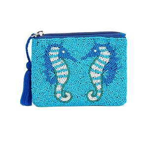 Pochette élégante pour pièces de monnaie brodées de perles de rocaille, logo personnalisé, cadeau de mode pour sacs fourre-tout promotionnels - Product Image 5