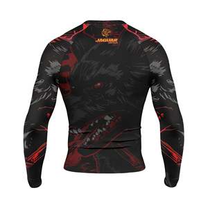 Factory-Made Lightweight Men's Rash Guard Latest Collection Full <b>Sleeves</b> Regular Length Breathable UPF50+ Anti-Bacterial on Sale - Product Image 2