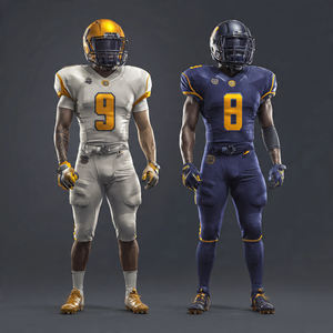 Uniformes de football américain, numéros d'équipe personnalisés, ensembles de maillots et de pantalons de football, ensembles d'uniformes sportifs américains - Product Image 3