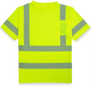 Men <b>Hi</b> <b>Vis</b> Short Sleeve <b>T</b> <b>Shirt</b> for Road Safety and Work High Visibility Reflective Workwear Wholesale New Design <b>Hi</b> <b>Vis</b> <b>T</b> <b>Shirt</b> - Product Image 3