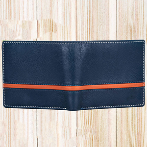 Handmade <b>Men's</b> Vintage Striped Genuine <b>Leather</b> Wallet Engraved Style RFID Blocking Zipper Hasp Closure Premium Quality Sale - Product Image 3