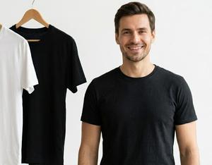 Unisex T Shirt 100 Cotton Custom Screen Print Blanks Apparel Ready to Ship Fast Worldwide Express Shipping Line Co - Product Image 2