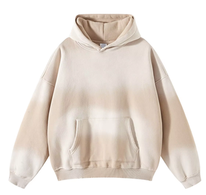 Sweat à capuche unisexe personnalisé en coton épais de haute qualité, coupe oversize, pour femmes grandes tailles et hommes, en molleton - Product Image 5