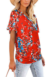 Camiseta de mujer de calidad superior Servicio OEM Venta caliente Diseño de impresión de sublimación sostenible y de alta tendencia - Product Image 6