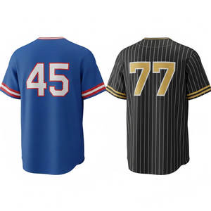 Camiseta de Béisbol Deportiva Personalizada, 100% Poliéster, Secado Rápido y Tejido Transpirable, Ajuste Cómodo para Partidos de Práctica, Unisex para Adultos - Product Image 5