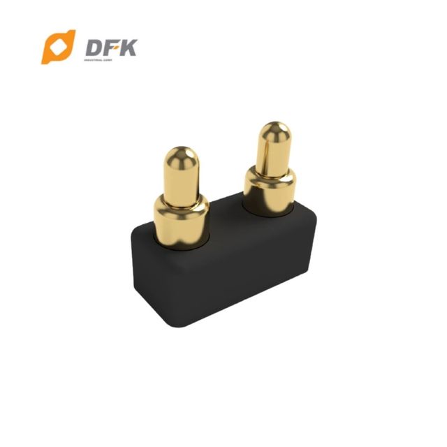 2 Pins 3 mm Pitch Brass Charger Connector 5 mm Pogo Pin Industrial