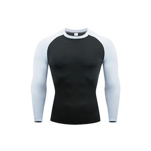 Diseño personalizado Protección solar de secado rápido Rash Guard Todos los tamaños Manga larga Hecho profesional Hombres Rash Guards - Product Image 4