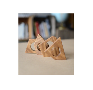 Porte-rond de serviette en bois unique pour votre décor de table Design élégant rond de serviette maison Restaurant et hôtel - Product Image 4