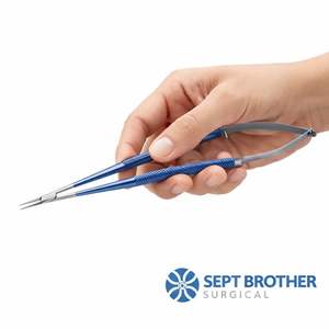 Portaagujas Microquirúrgico Castroviejo Premium |   Instrumento para Cirugía Ocular |   Manija de Resorte - Product Image 5