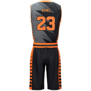 Maillot de basket-ball et de football à séchage rapide unisexe le plus vendu ensemble de shorts pour hommes impression par sublimation personnalisée uniformes de style réversible - Product Image 6