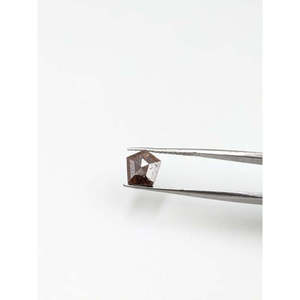 Diamant naturel de 7,3-7,8 mm, forme pentagone facettée, couleur sel et poivre, clarté VS2, certifié IGI, pour la fabrication de bijoux, cristal - Product Image 1