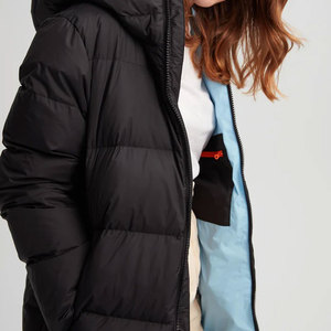 Winter Fashion <b>Sale</b> Women Long Puffer Jacket / Adult Size Light <b>Weight</b> Comfortable Fit Long Puffer Jacket - Product Image 3