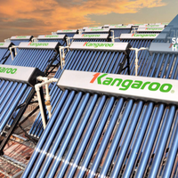 Pemanas Air Tenaga Surya Harga Murah Tabung Vakum Anti Bakteri 7 Lapis Kaca Vakum Dari 160 hingga 220 Liter
