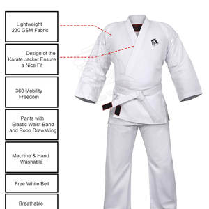 ชุดคาราเต้รุ่นใหม่ขายดีประจำปี 2026 ผลิตจากวัสดุคุณภาพสูง เนื้อผ้านุ่ม ชุดยิวยิตสู ชุดคาราเต้ - Product Image 6