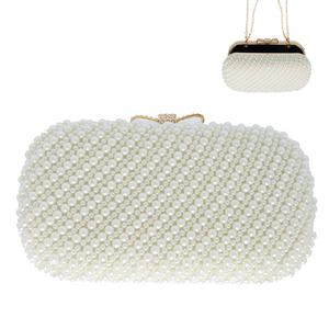 Sacs à main de luxe à perles perlées à deux faces pour femmes Offre Spéciale doublure en PU sac de soirée pour les banquets de mariage et les promos - Product Image 2
