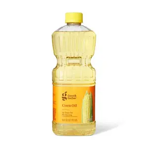 Proveedor al por mayor de aceite de cocina de aceite de maíz crudo de calidad pura amarilla clara a precio barato