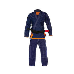 OEM, fabricante, venta al por mayor, traje brasileño BJJ, ligero, preencogido, algodón, Gi, duradero, artes marciales, desgaste, Karate, BJJ, uniforme barato - Product Image 1