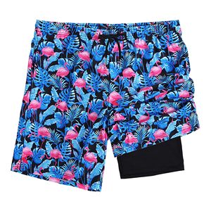 Short de surf en polyester à séchage rapide pour hommes, avec motif personnalisé, respirant, anti-UV, imperméable, maillot de bain, logo personnalisé imprimé à la taille - Product Image 3