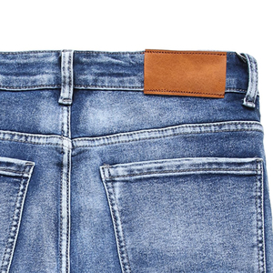 กางเกงยีนส์ขาสั้นสำหรับผู้ชายกางเกงขาสั้นผ้าเดนิมผ้าฝ้ายสีพื้นสไตล์ใหม่ล่าสุด100% - Product Image 6