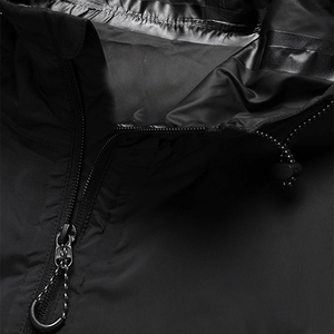 Chaquetas cortavientos con logotipo personalizado para hombre, nueva ropa de invierno con logotipo en la parte delantera, abrigo informal con capucha impermeable - Product Image 4