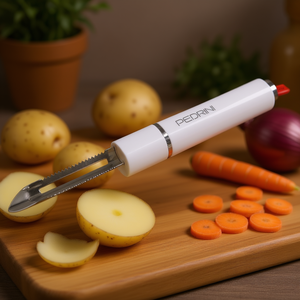 Pelador de Patatas de Doble Cuchilla Pedrini LILLO STILE Surtido 0777, Utensilio de Acero Inoxidable con Función de Afilado - Product Image 3