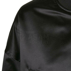 Chaqueta de Satén para Mujer, Tela Suave y Lisa, Diseño Ligero, Ideal para Fiestas y Estilo Urbano - Product Image 6