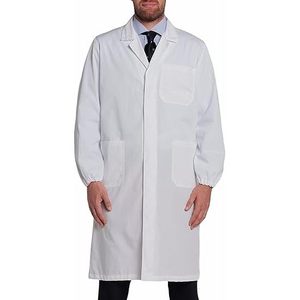 Combinaison de travail unisexe blanche CBF Balducci, vêtements de travail professionnels, confortable, 65% polyester, 35% coton, tissu durable, fabriqué en Albanie - Product Image 1