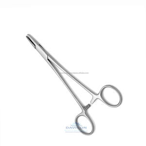 Soporte de aguja profesional de acero inoxidable de alta calidad Crile-Murray recto cruzado dentado 7,1/8 pulgadas - Product Image 3