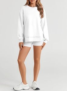 Sudadera de algodón para mujer, material suave y transpirable, perfecta para uso diario informal o ropa de gimnasio - Product Image 6