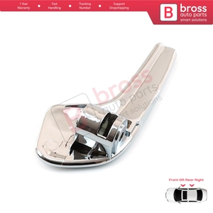 Poignée de porte intérieure droite BDP220 en aluminium plaqué plastique pour Corsa D 2006-2014 4/5 portes, berline, fourgonnette 13297814 - Product Image 6