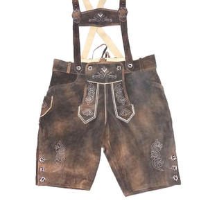 High Quality Men's Customized Material Knee Length Bavarian Casual Eco-Friendly <b>Shorts</b> Soft Plain Mid Waist <b>Zipper</b> Fly Quick Dry - Product Image 6