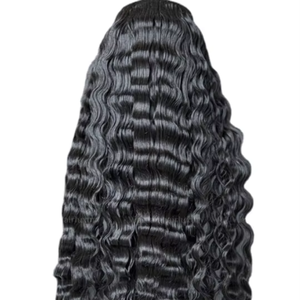 Ocean and Deep Ocen Eurasian Curly With Remy Virgin Hair Extensión de cabello crudo Cabello natural Trama única - Product Image 1