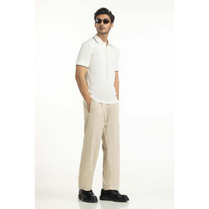 Polo brodé coupe classique, technique, de haute qualité, en Spandex respirant, infroissable, options coupe ajustée ou ample, couleur unie - Product Image 2