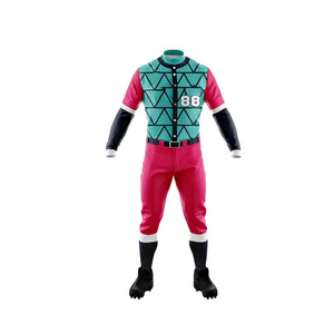 Ensemble d'uniformes de maillot et de pantalon de baseball en polyester 100% Concevez votre propre uniforme de baseball - Product Image 4