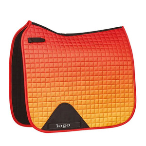 Fabricante Venta caliente Almohadilla de sillín de tamaño completo Almohadilla de sillín de caballo Juego de algodón Almohadilla de sillín de salto ecuestre - Product Image 4