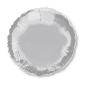 Party Love <b>Balloon</b> Circular <b>Silver</b> R32 81Cm 12 Pcs Bag - Product Image 3