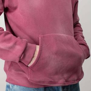 Sweat à capuche personnalisé de haute qualité pour hommes 100% coton French Terry Heavyweight Pullover Washed Streetwear for Winter - Product Image 6