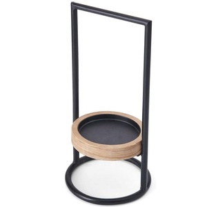 Support de bougie en métal de cadre de fil décoratif de support de bougie pour allumer la décoration de table vente chaude en bas quantité minimale de commande - Product Image 6