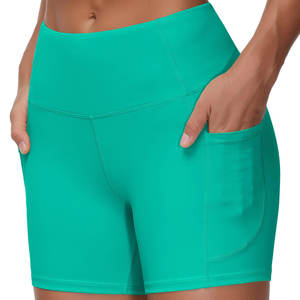 Leggings y Shorts de Yoga Deportivos para Mujer, Cintura Elástica, Ropa Deportiva para Exteriores, Tejido Elástico, Logotipo Personalizado - Product Image 1