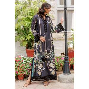 Flowy Floral Viscose <b>Kaftan</b> for <b>Plus</b>-<b>Size</b> Women - Product Image 6