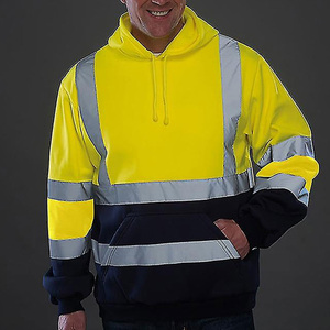 เสื้อฮู้ดเพื่อความปลอดภัยในการทำงานของผู้ชายเสื้อฮู้ดสะท้อนแสง - Product Image 6