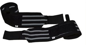 Promoción al por mayor Heavy Fitness neopreno antideslizante Unisex logotipo personalizado muñequeras para gimnasio levantamiento de pesas - Product Image 6