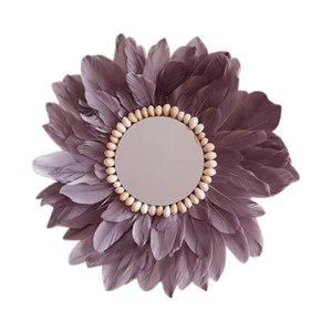 Best Selling Iron <b>Mirror</b> Art <b>Irregular</b> Circular Living Room Metal Frame Wall <b>Mirror</b> Decor Christmas Vintage Luxury Space Casual - Product Image 2