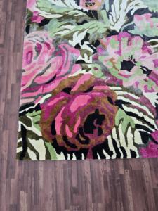 Conjunto de alfombra de área de estar de algodón de tamaño personalizado hermoso personalizado de lana copetuda tradicional de diseño moderno disponibilidad hecha a mano - Product Image 4