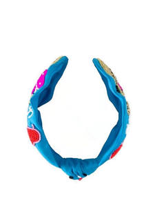 Diadema Ligera, Cómoda y Duradera, Hecha a Mano con Cuentas y Eslogan Personalizado, Accesorio para el Cabello de Tela con Texto Personalizado 2026 - Product Image 4