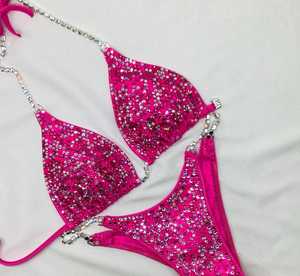 Sexy Nuevo diseño Vestido sexy personalizado para la playa salida audaz con cuentas ropa de playa bikini conjunto listo para usar - Product Image 5